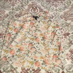 Forever 21 Floral Camisole in Pink and Yellow